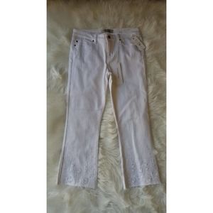 Liverpool cropped Jean's white NWT